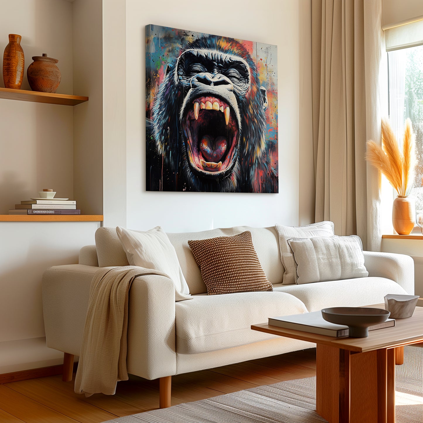 The Rebel Ape Canvas