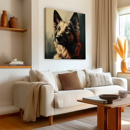 German Dog Canvas
