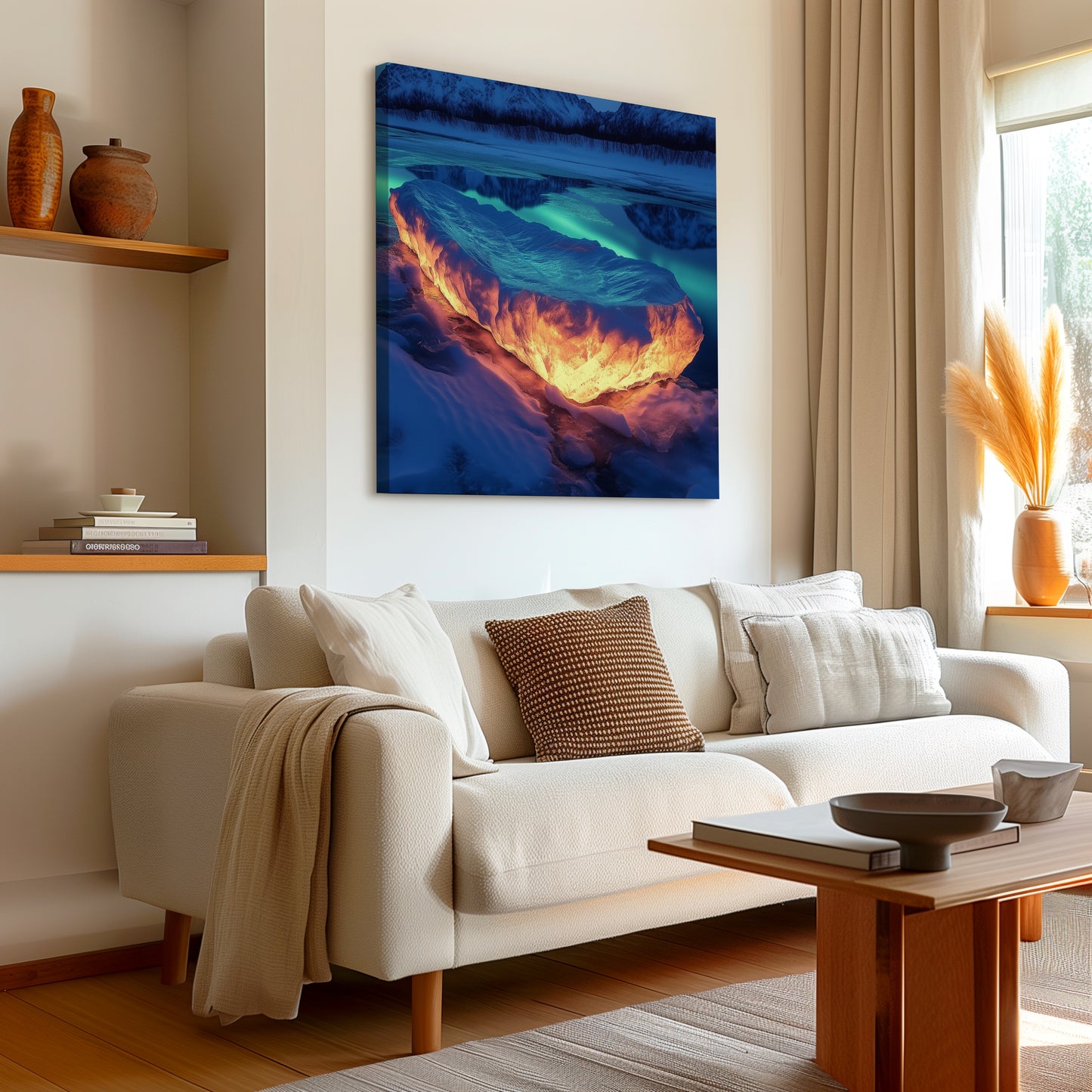 Glacial Glow Canvas