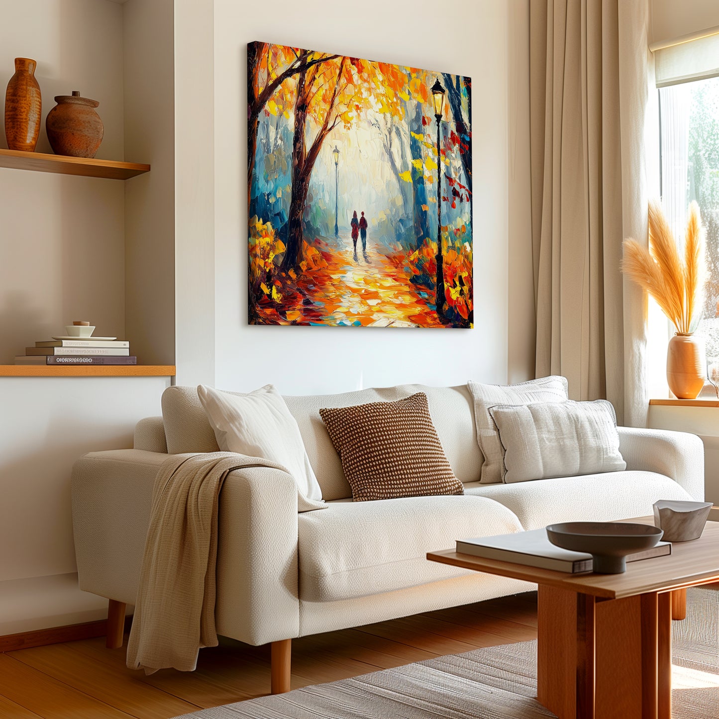 October Stroll Canvas
