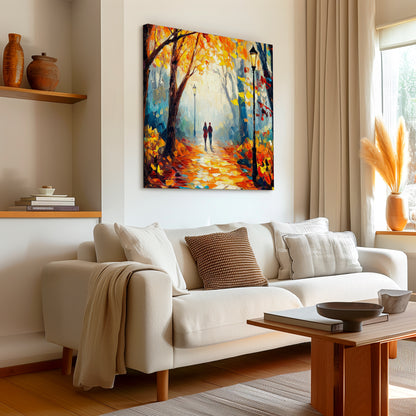 October Stroll Canvas