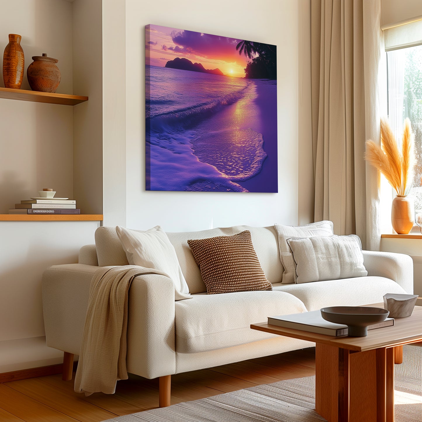 Lavender Tide Canvas