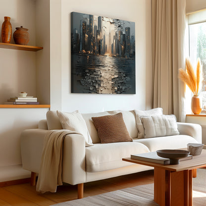 Cityscape Abstract Canvas