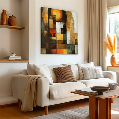 Sun City Abstract Canvas