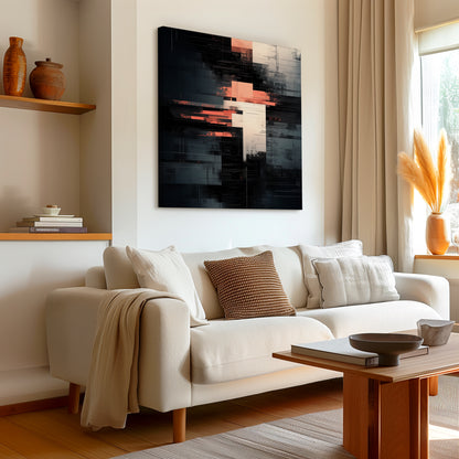Colour Clash Abstract Canvas
