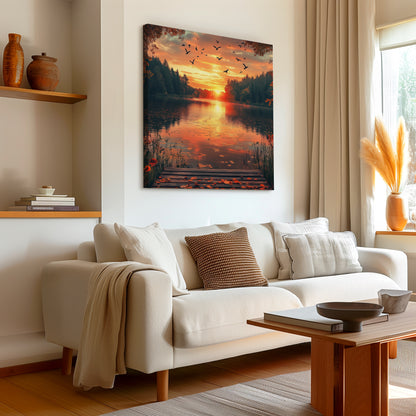 Amber lake Canvas