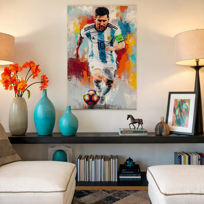 Messi Abstract