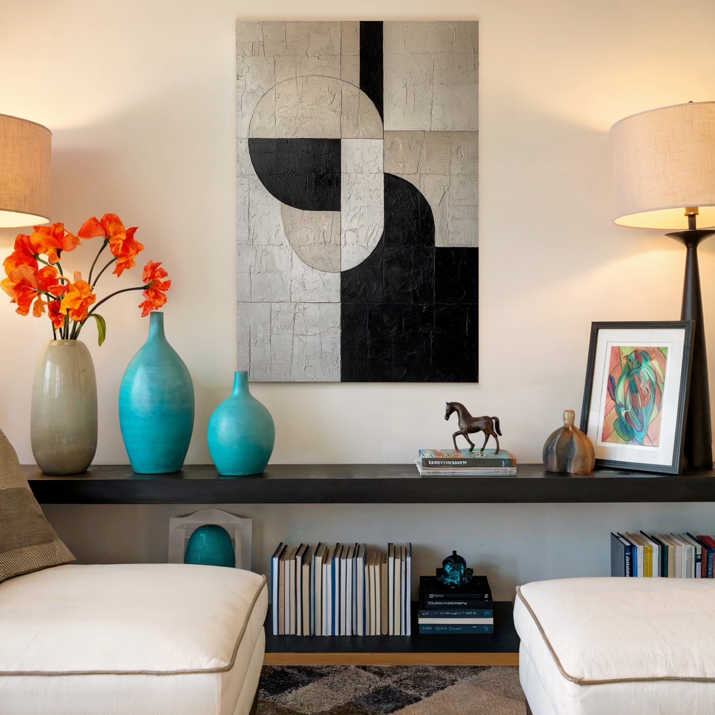 Japandi Abstract Canvas