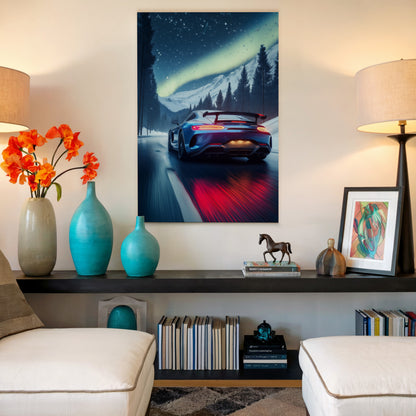 Porsche in the Peaks Canvas