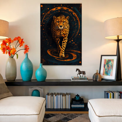 Cheetah In Motion Canvas