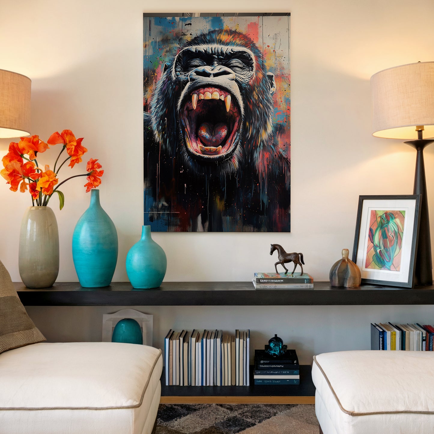 The Rebel Ape Canvas