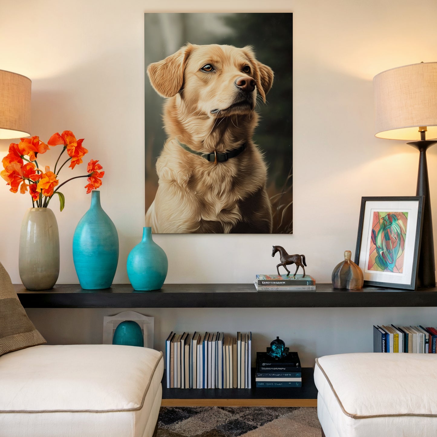 Sunshine Retriever Companion Canvas