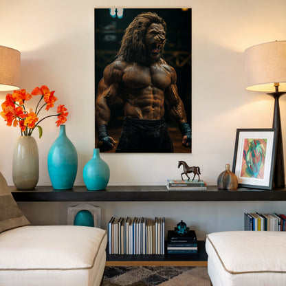 Lion's Fury Canvas