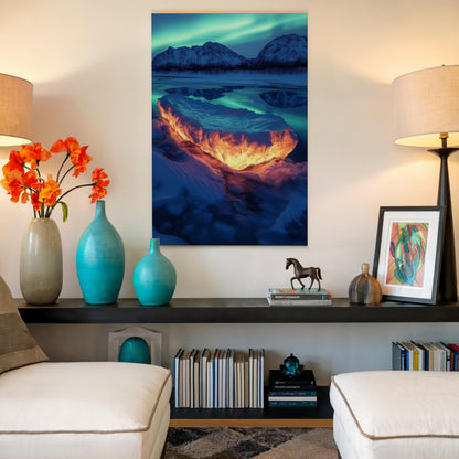 Glacial Glow Canvas