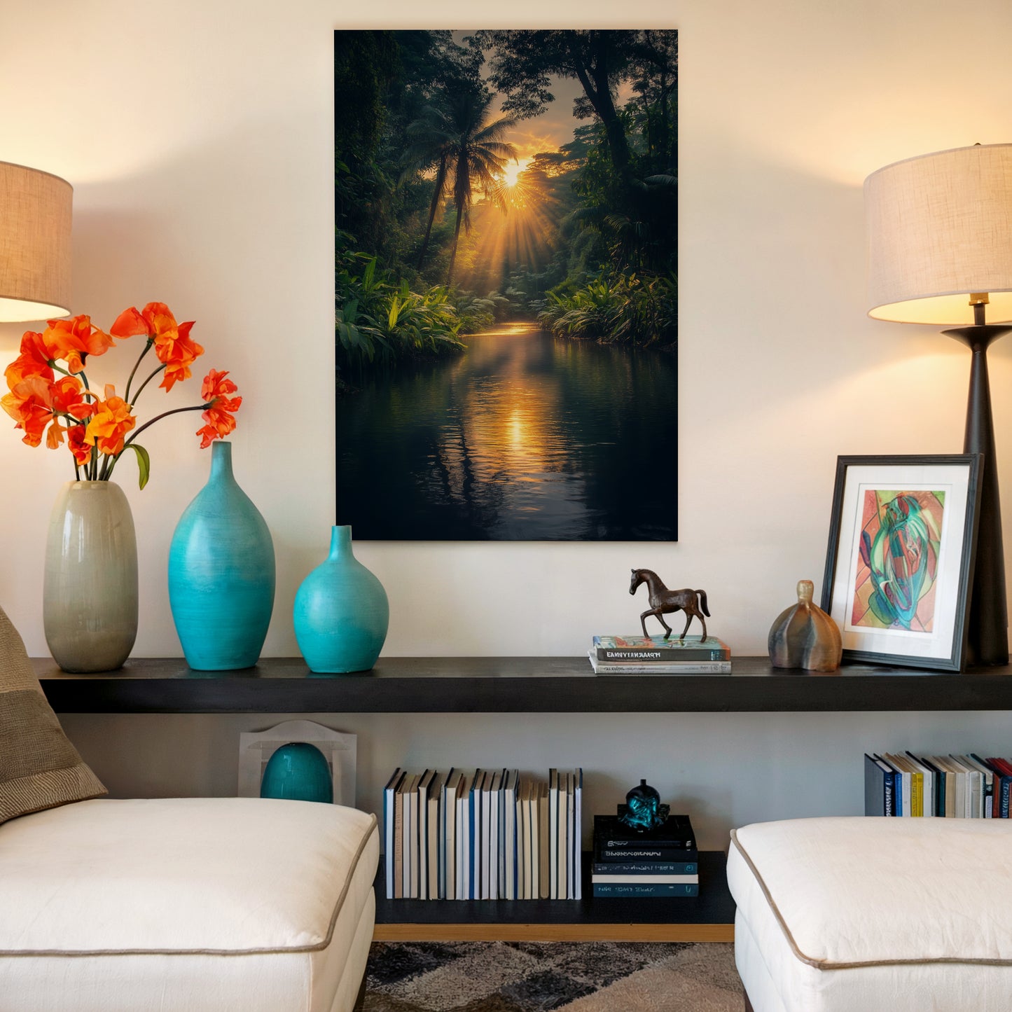 Golden Amazon Canvas