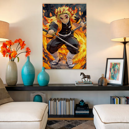 Rengoku Demon Slayer canvas