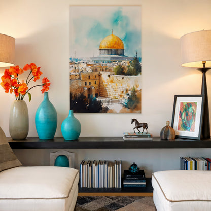 Masjid Al-Aqsa Golden Dome canvas