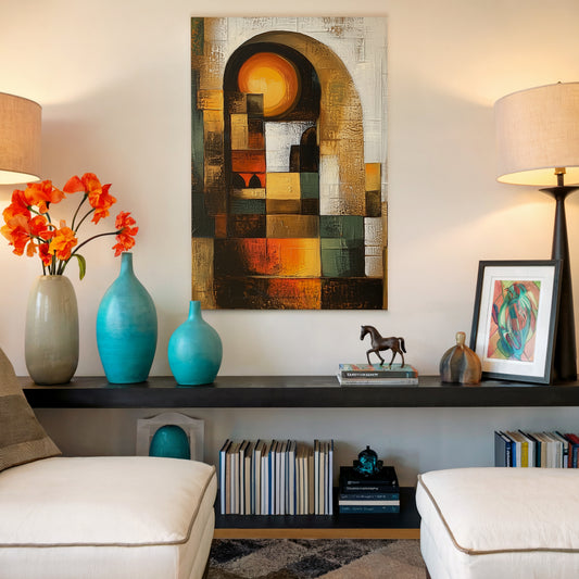 Sun City Abstract Canvas