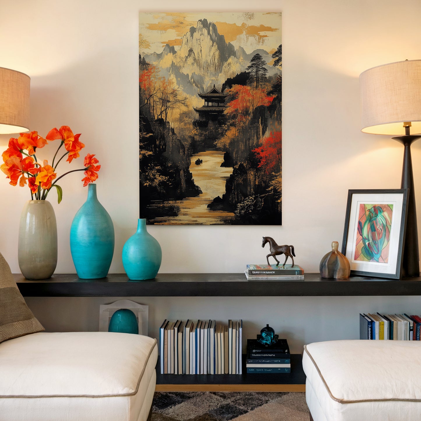 Zen Peaks Canvas