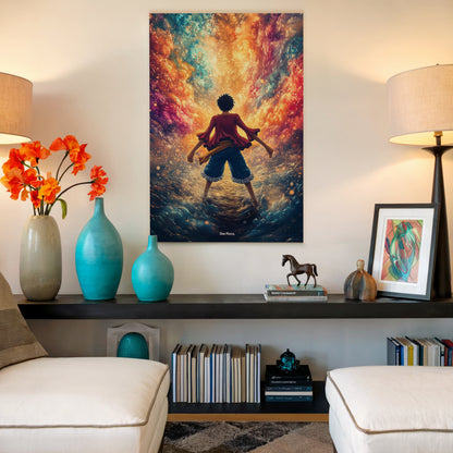 One Piece Clouds Canvas
