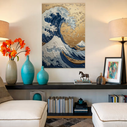 Kanagawa Waves Canvas