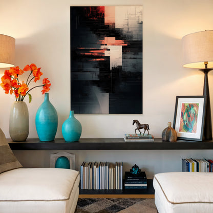 Colour Clash Abstract Canvas