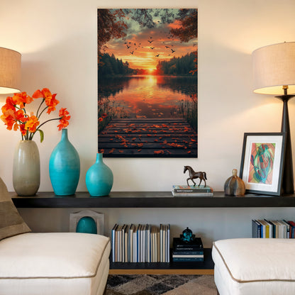 Amber lake Canvas