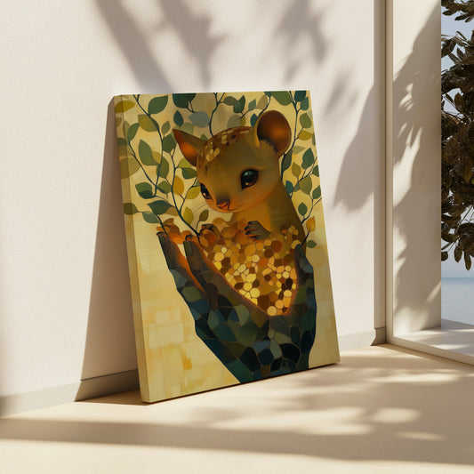 Hand Avatar Abstract Canvas