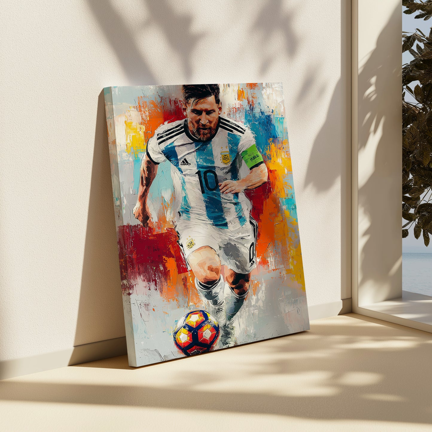 Messi Abstract