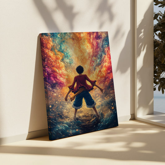 One Piece Clouds Canvas