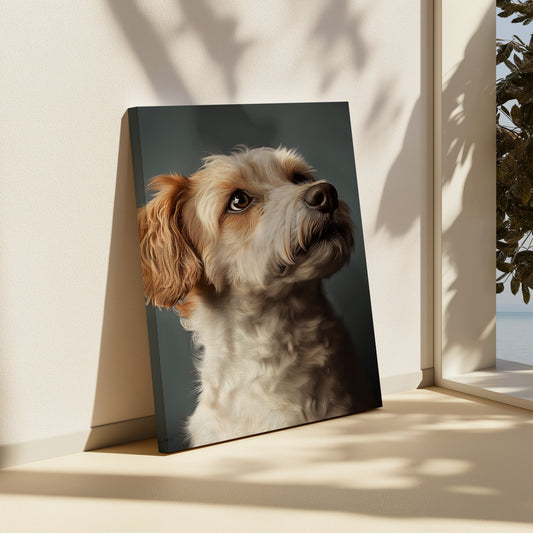 Maltese Dog Canvas