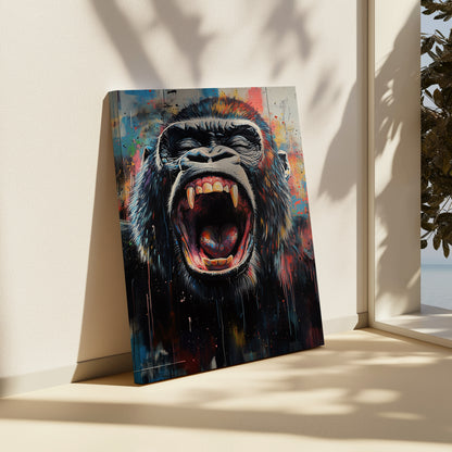 The Rebel Ape Canvas