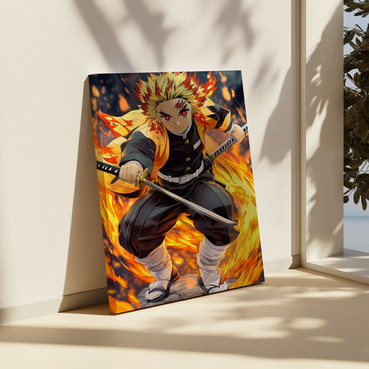 Rengoku Demon Slayer canvas