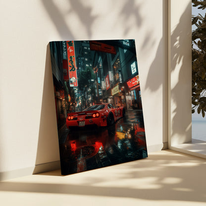 Tokyo Drift canvas