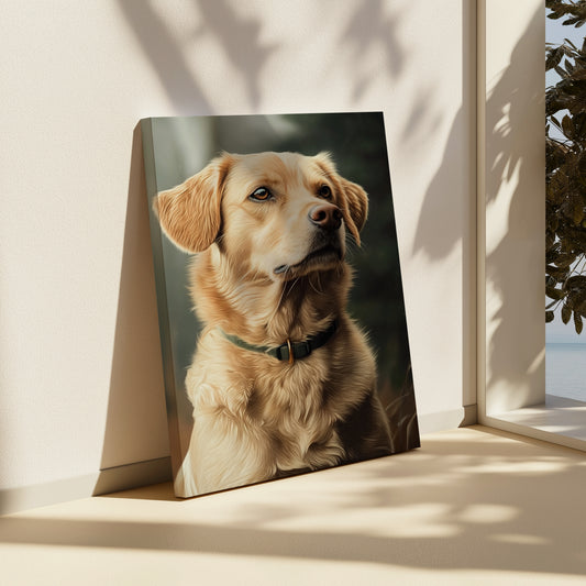 Sunshine Retriever Companion Canvas