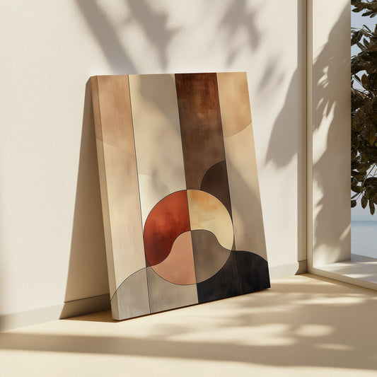 Tanned Minimalist Abstract Canvas