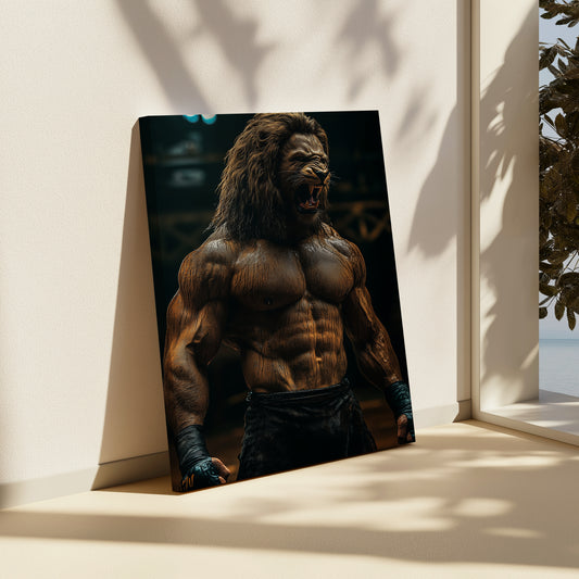 Lion's Fury Canvas
