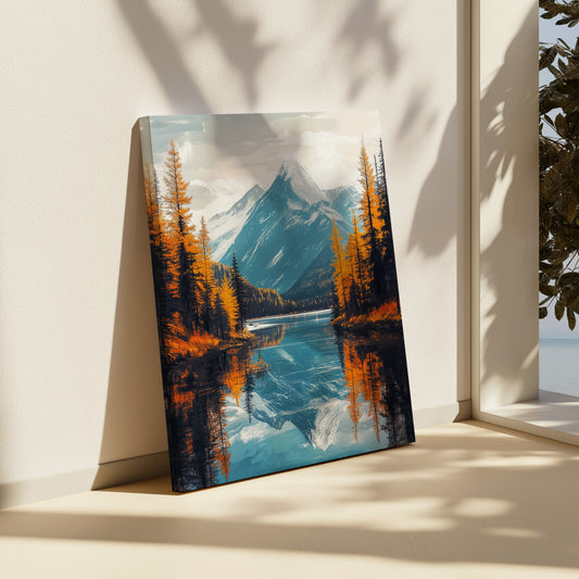Forest Mirror Canvas