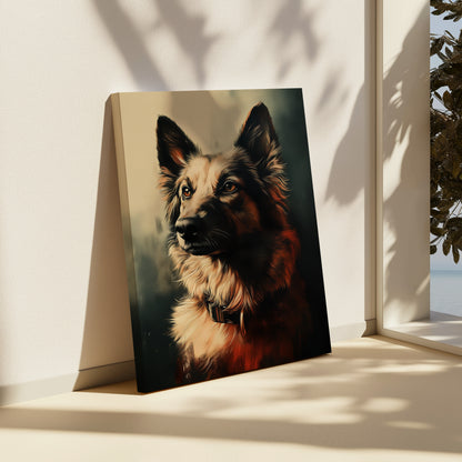 German Dog Canvas