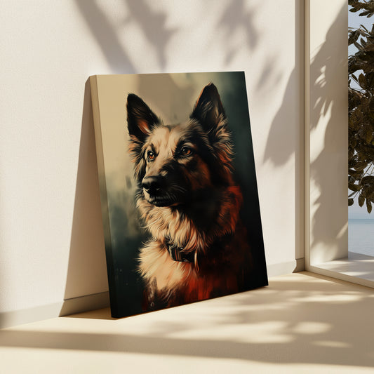 German Dog Canvas
