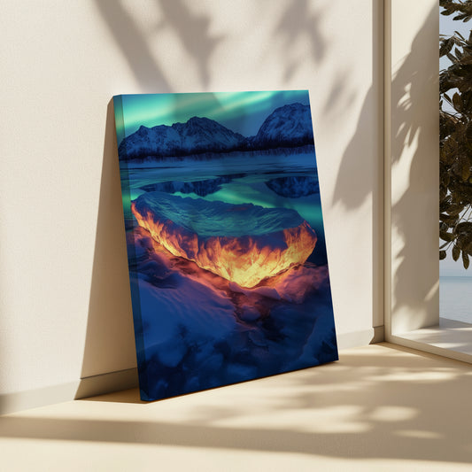 Glacial Glow Canvas