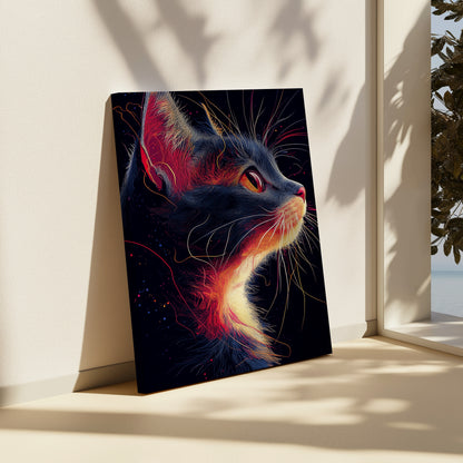 Celestial Cat Canvas