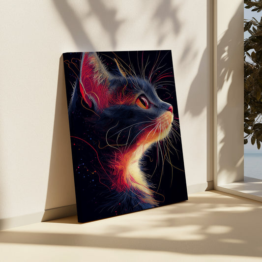 Celestial Cat Canvas