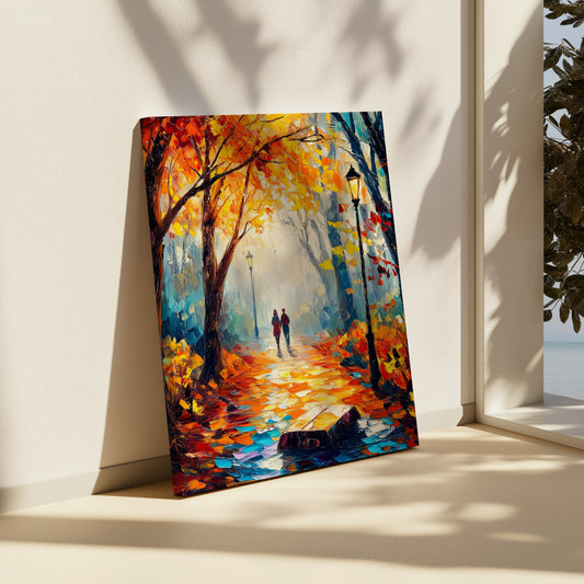 October Stroll Canvas