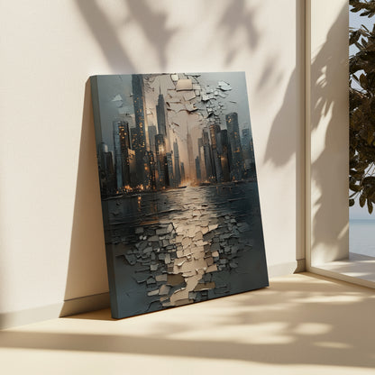 Cityscape Abstract Canvas