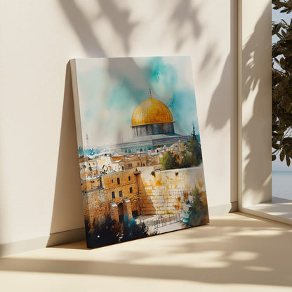 Masjid Al-Aqsa Golden Dome canvas