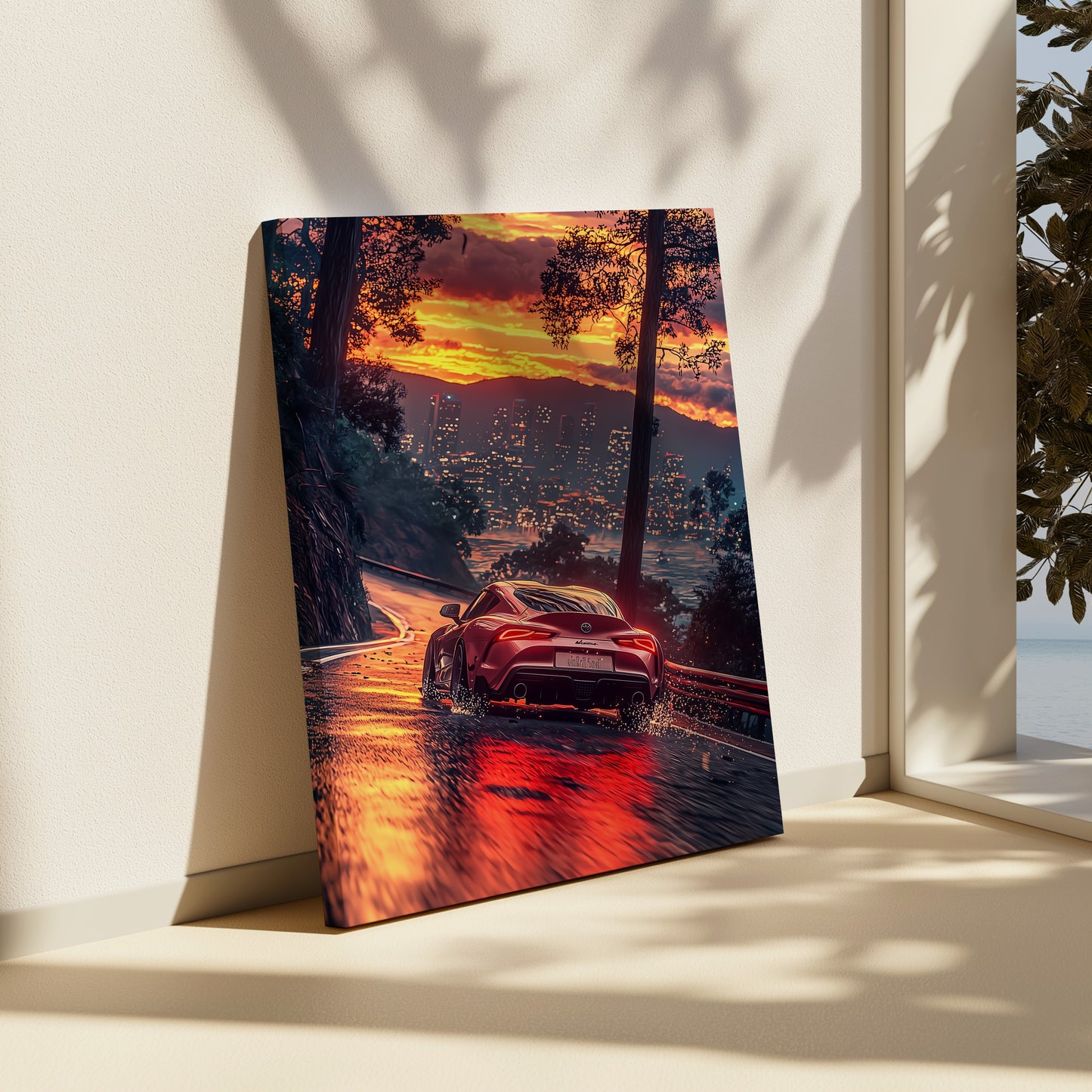 Red Supra Rush canvas