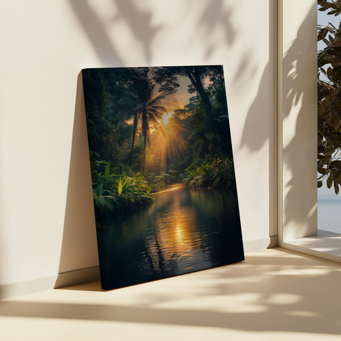 Golden Amazon Canvas