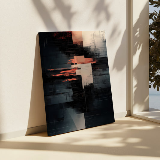 Colour Clash Abstract Canvas