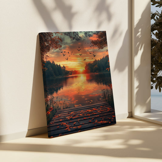 Amber lake Canvas